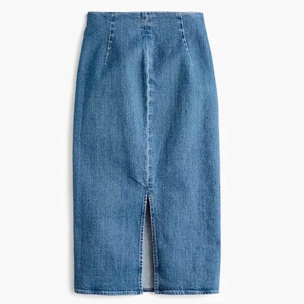 J Crew NWT Denim Pencil Skirt 28